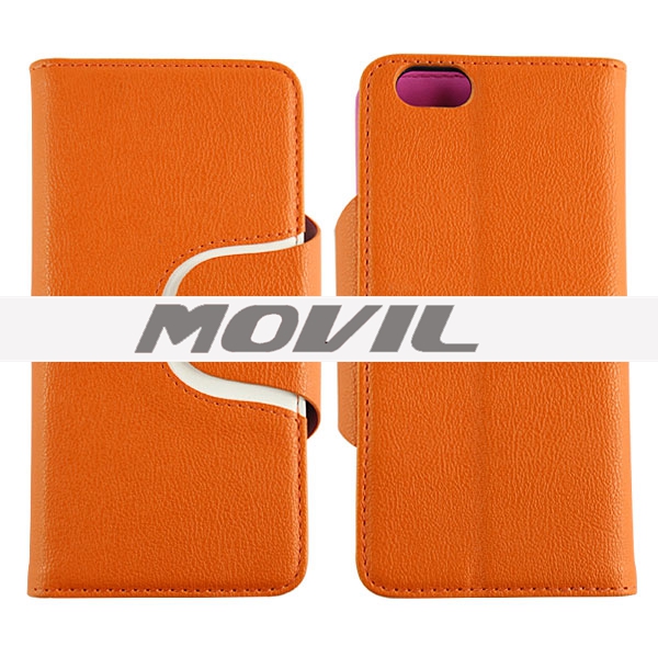 NP-1952 PU leathe funda para Apple iPhone 6-0